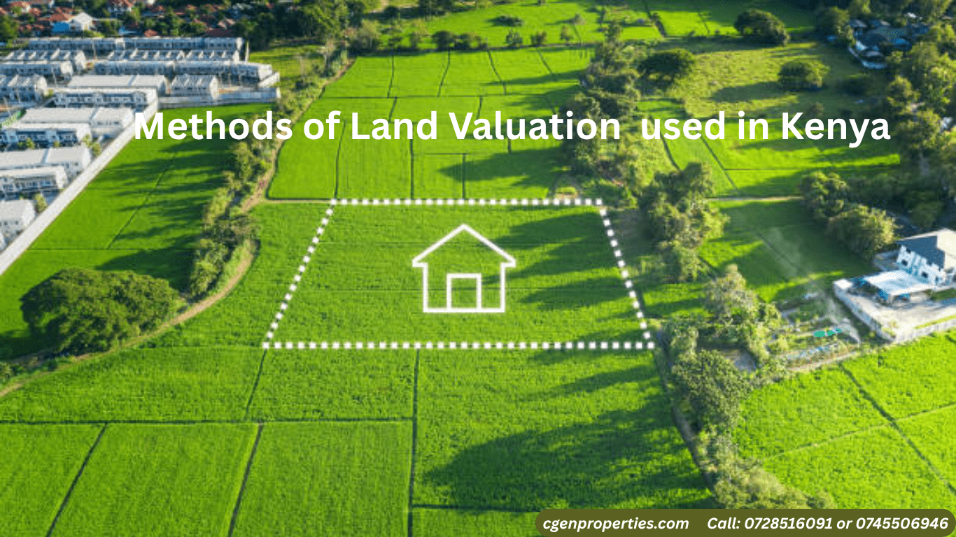What Methods of Land Valuation are used in Kenya?