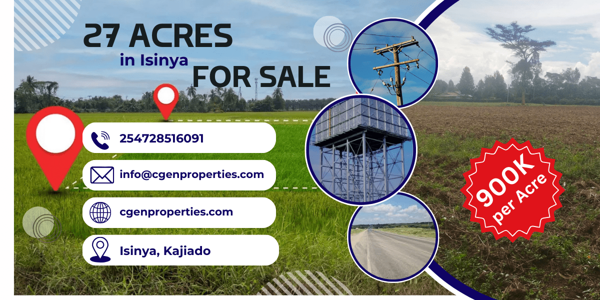 nyeri town ruring'u 50 by 100 mplots for sale